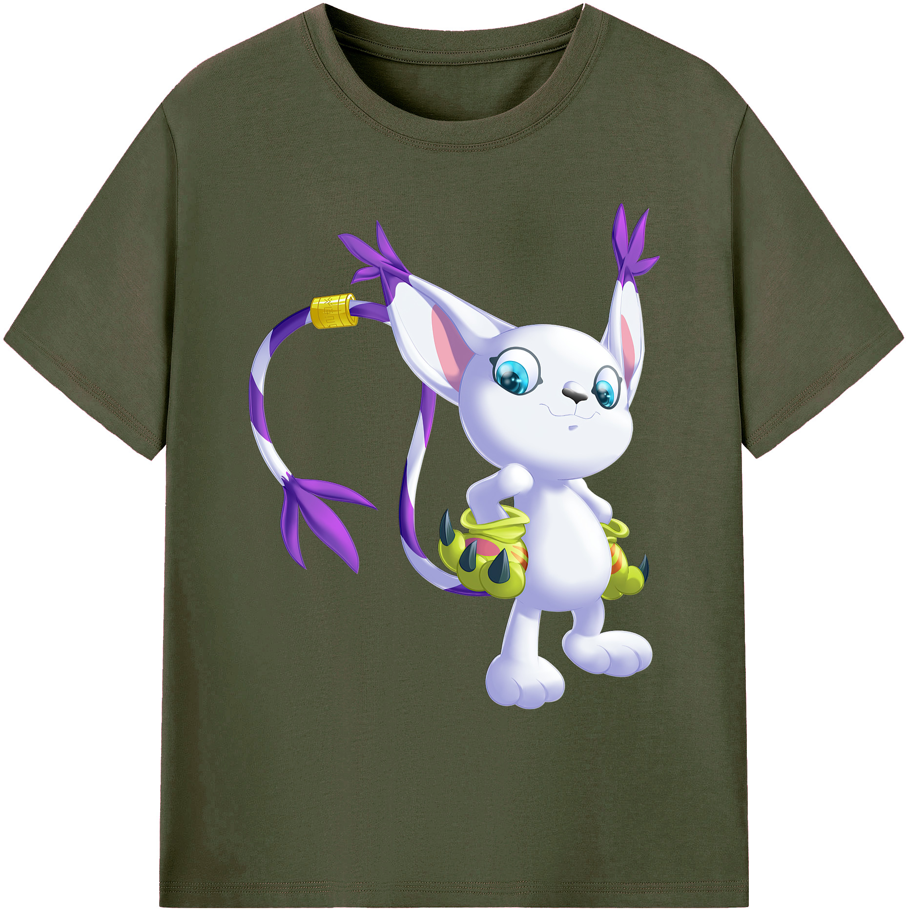 （画像用） Digimon デジタルモンスター/デジモン 綿100％ メンズ半袖Tシャツ｜肌触りやわらか＆通気性